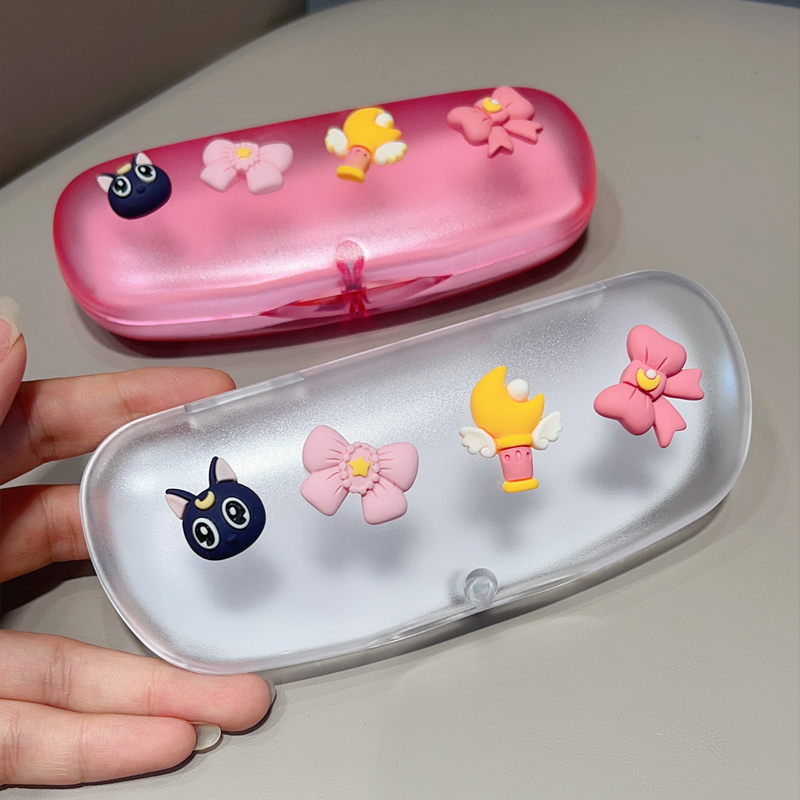 便携磁吸框架眼镜盒可爱