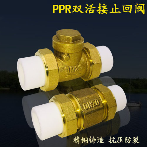 ppr止回阀黄铜卧式管件