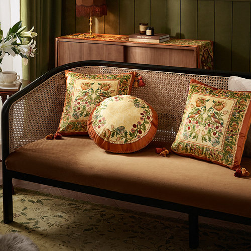 范居态度抱枕靠垫PP棉复古美式