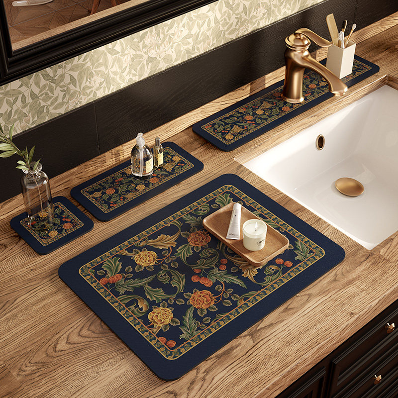 范居态度佩里硅藻泥水龙头吸水沥水垫浴室洗脸洗手台防溅防霉速干,居家布艺,餐垫,淘宝优惠券,粉丝福利购,淘宝优惠卷