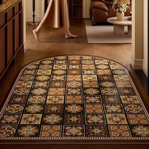 美拉德入户地垫复古可裁剪定制