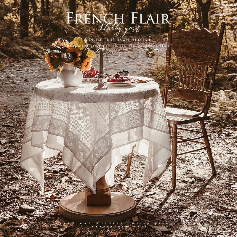 范居态度旧时光蕾丝桌布法式氛围