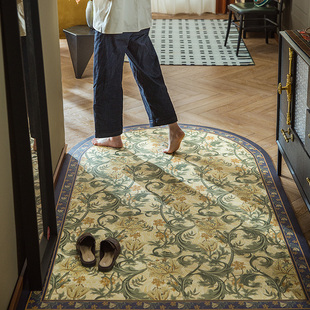 范居态度枫丹免洗美式 复古入户门皮革地垫进门门垫防滑脚垫地毯