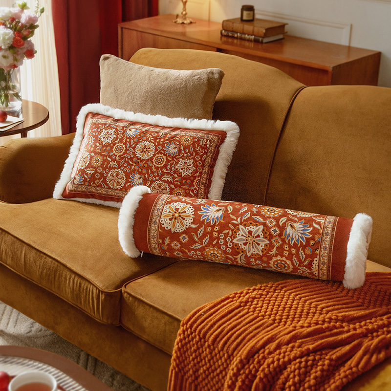 范居态度抱枕靠垫PP棉沙发民族风