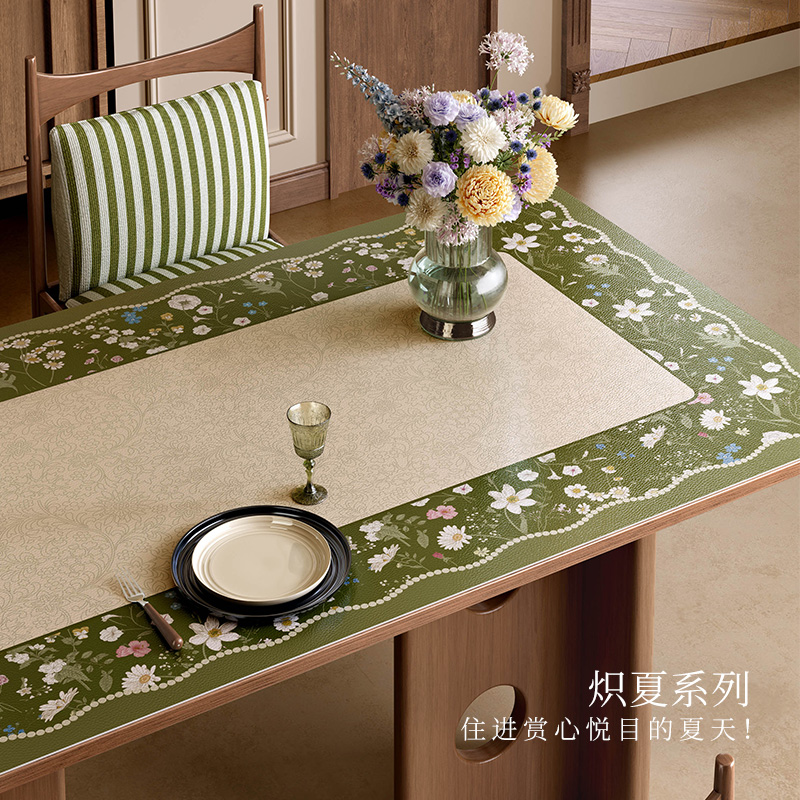 范居态度桌垫防水免洗可定制