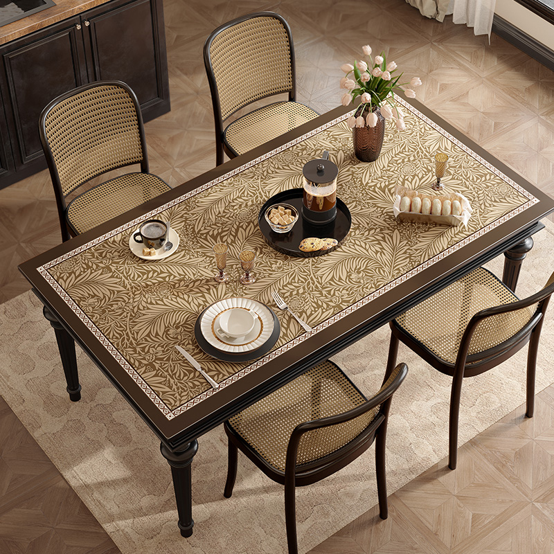 范居态度素描皮革桌垫轻奢高级感