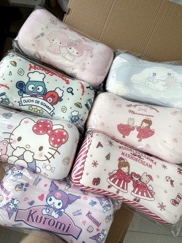 三*欧可爱新款凉感腰枕20cm*40cm*10cm带拉链可拆卸