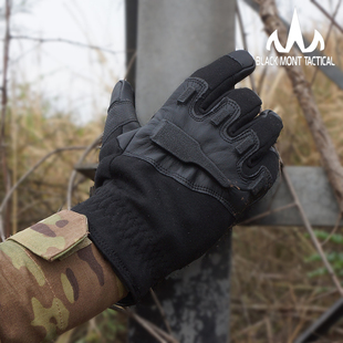 美国BMT黑峰军迷战术手套全指作训作战特种兵户外登山骑行手套男