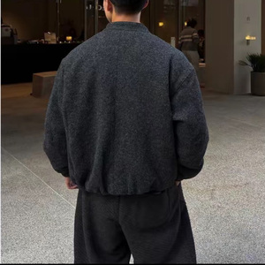 Y6673-P288 直播间冬季男士立领羊毛呢子保暖羽绒服休闲外套图片