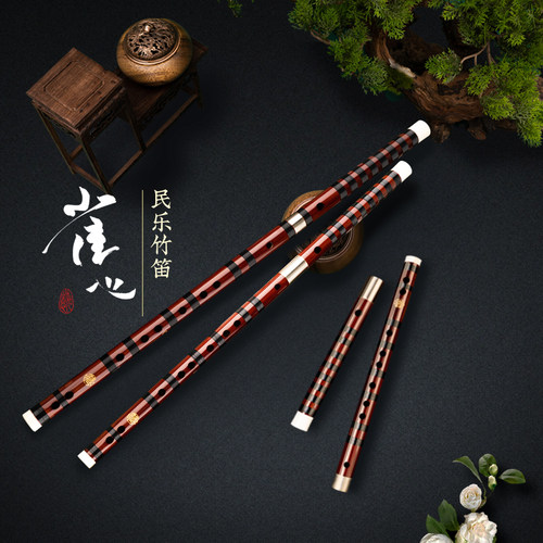 雀心竹笛笛子乐器初学者