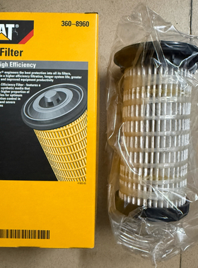 卡特313GC 329D2  320D2 336D2柴油滤芯360-8960燃油滤芯原装进口