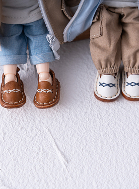 ob11娃鞋 obitsu11娃娃鞋子 XXX鞋 手工休闲鞋 12分娃鞋