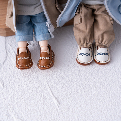 ob11娃鞋 obitsu11娃娃鞋子 XXX鞋 手工休闲鞋 12分娃鞋