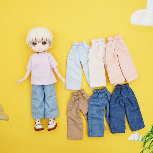 阿巳3.0阿巳2.0卫裤运动裤工装裤大12分bjd娃娃衣服p9p10 ufdoll