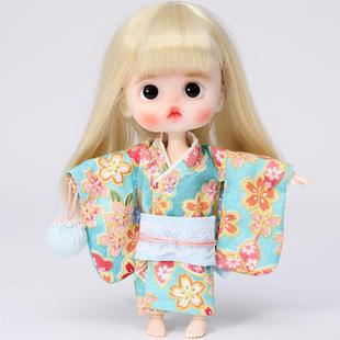 ob11娃衣 女款和服浴衣套装12分bjd衣服 GSC素体 body9 molly娃衣