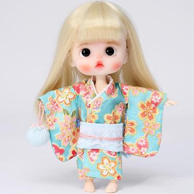 娃衣素体和服古风多色花纹套装