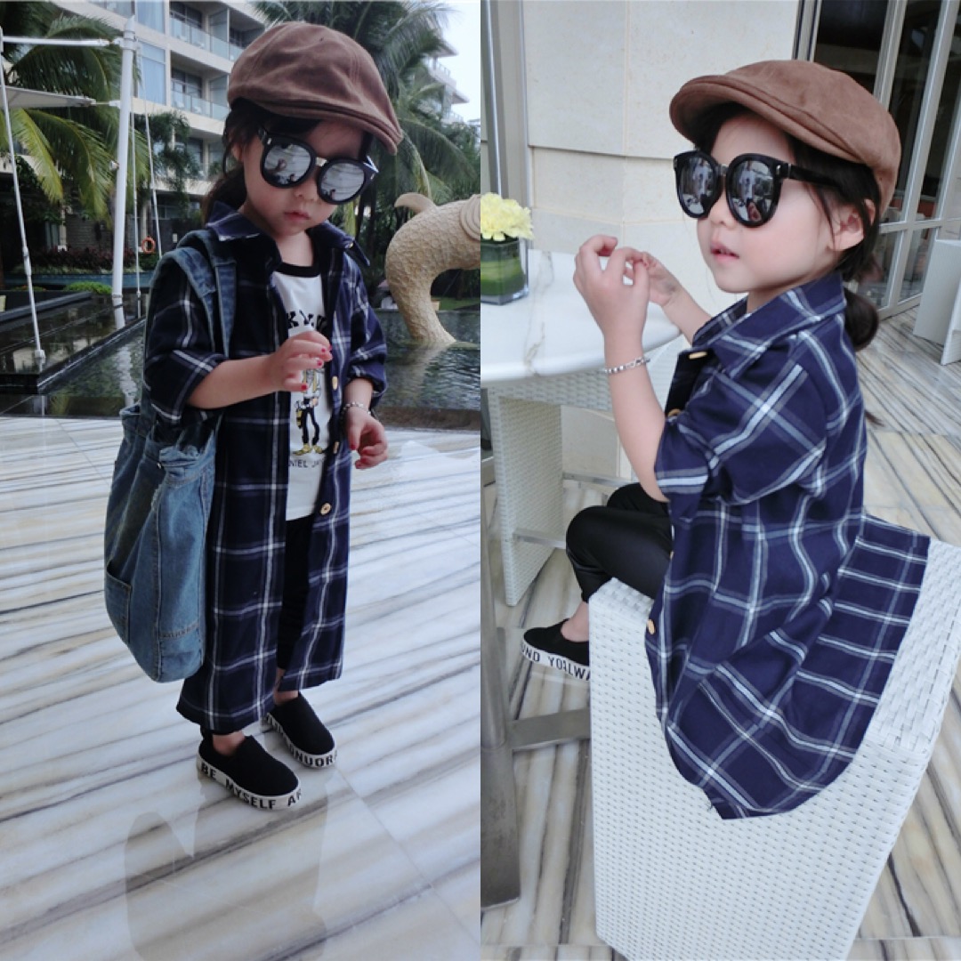 Chemise enfant à manche longue - Ref 2083398 Image 1