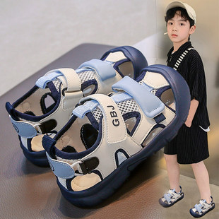 官网C&K男童凉鞋夏款2026新款儿童防滑学生凉拖鞋男孩运动沙滩鞋