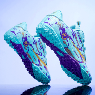 男童足球鞋春季2026新款儿童训练tf碎钉纽扣运动鞋男孩小学生爆款