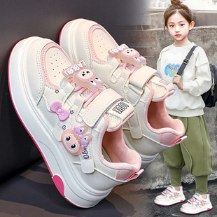 官网C&K儿童板鞋女童鞋2026新款春季软底休闲运动小白鞋女孩可爱
