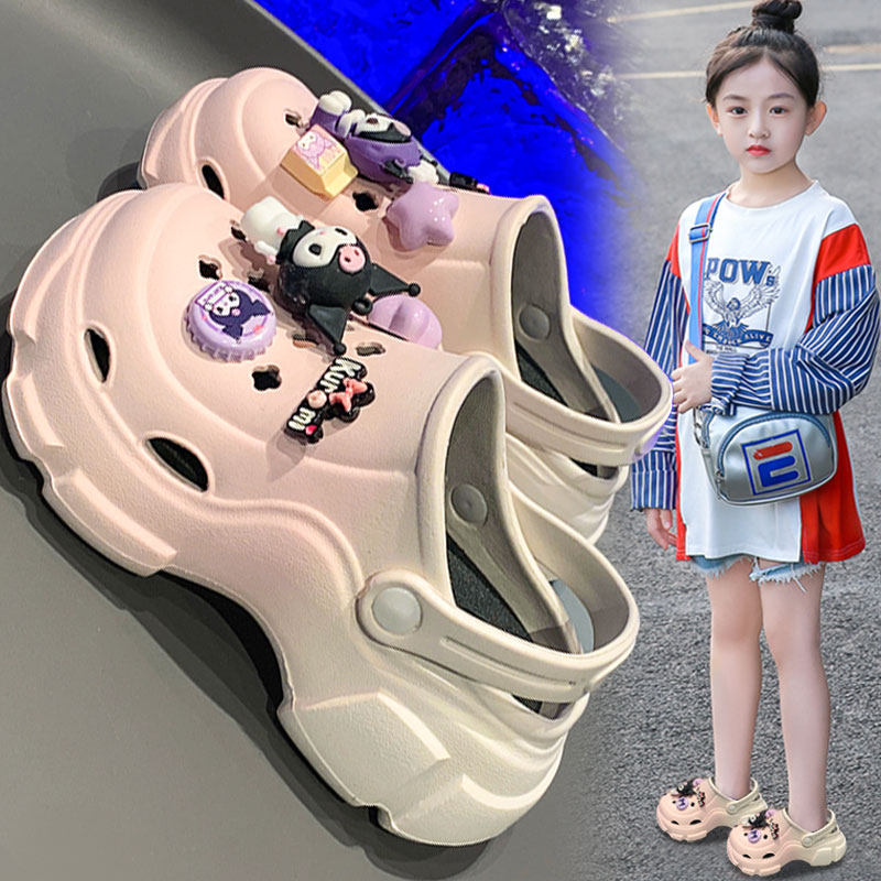 儿童拖鞋女童洞洞鞋夏季2025新款女孩防滑外穿沙滩凉拖夏天中大童,童鞋/婴儿鞋/亲子鞋,儿童洞洞鞋,淘宝优惠券,粉丝福利购,淘宝优惠卷