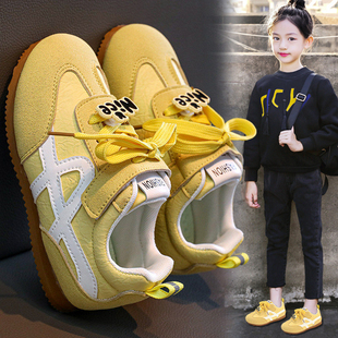 官网C&K女童鞋2026新款春季公主软底儿童运动鞋女孩休闲德训板鞋