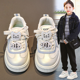 官网C&K儿童小白鞋女童鞋2026新款春季女孩软底休闲运动板鞋学生