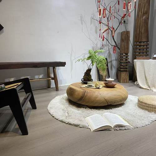香樟木茶几茶台底座阳台喝茶小茶摆件摆台榻榻米小茶几