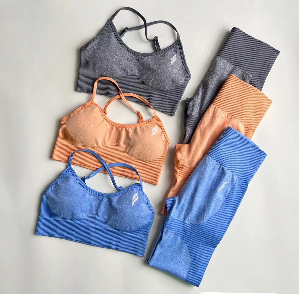 澳洲牛货两条杠健身套装交叉美背运动内衣高腰提臀无尴尬线瑜伽裤,运动服/休闲服装,健身套装,淘宝优惠券,粉丝福利购,淘宝优惠卷