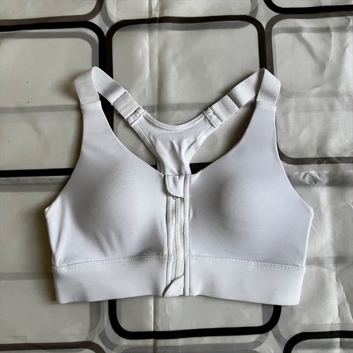 前拉链运动内衣女防震聚拢