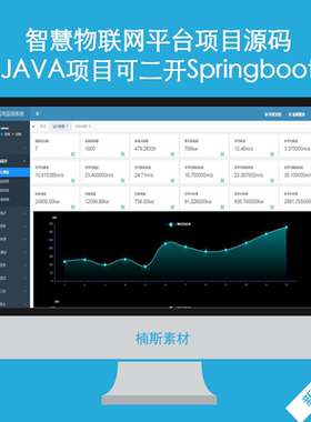 工业物联网监控平台可视化java项目springboot开发iot二次开发源