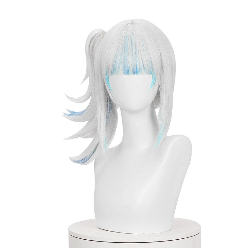 虚拟主播噶呜-古拉COS假发鲨鱼