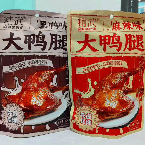 精武大鸭腿麻辣味黑鸭味休闲零食