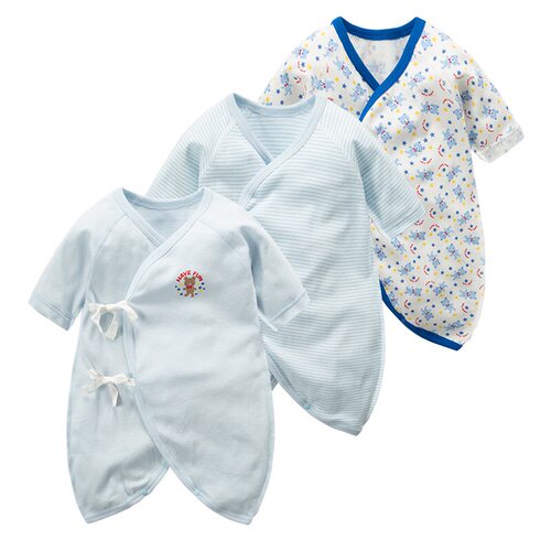 松优西松屋春秋五分袖爬服蝴蝶衣