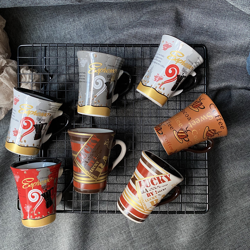 小容量创意陶瓷喇叭杯浓缩