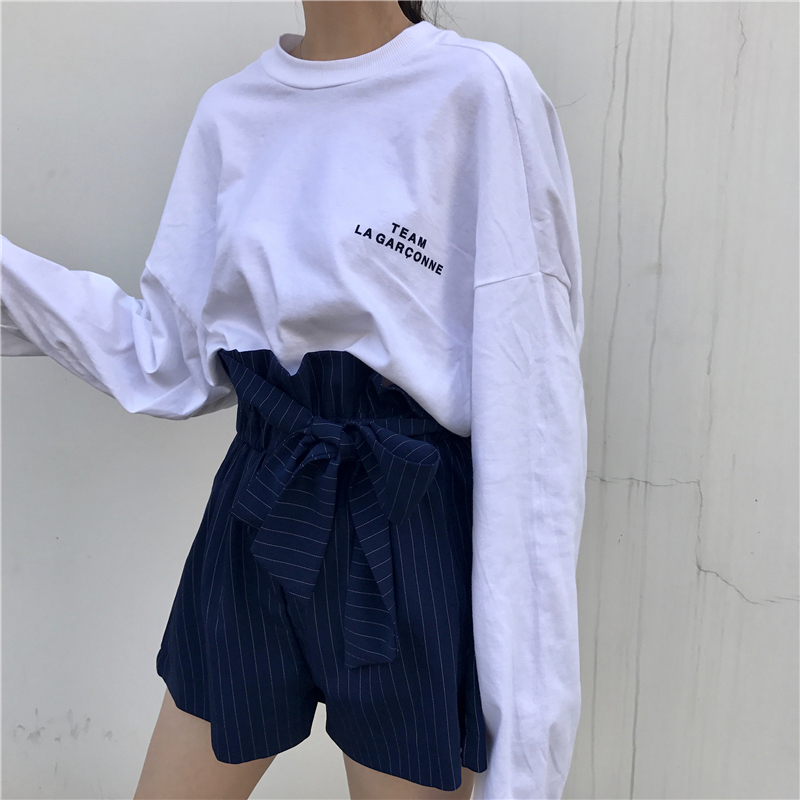 ´ºÇﺫ°æÔË޷糤Ðä´òµ×ÉÀÅ®¿íËÉÖг¤¿îѧÉú¸Û·çbfÉÏÒ°×É«TÐô³±