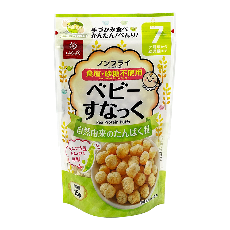 hakubaku婴幼儿膳食纤维谷物溶豆