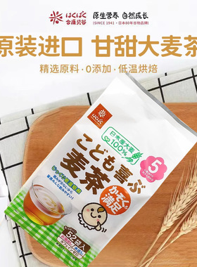 进口宝宝大麦茶冷泡茶热冲茶烘焙袋泡茶包儿童麦茶饮孕妇无添加