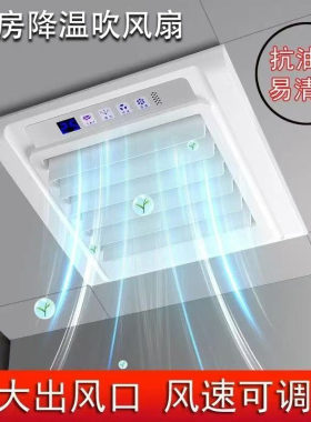 厨房制冷凉霸集成吊顶冷吹风机