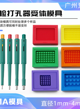 Miltex锋利不锈钢组织穿孔器BiopsyPunch组织芯片TMA受体模具