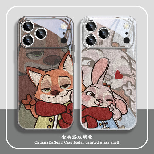 尼克朱迪适用苹果手机壳情侣可爱