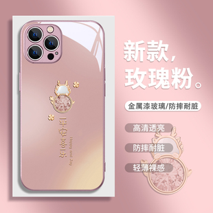 龙年苹果15手机壳iPhone14ProMax平安喜乐13新年11过年12限定xr本命年x新款 7plus秋冬xs高级感8p情侣mini玻璃