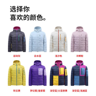 轻量化御寒保暖户外休闲撞色拉链连帽男女吐司棉服机能美式 休闲潮