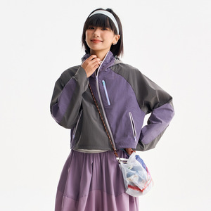 轻量化户外女款短款防水速干防晒衣女式防晒服外套美式潮牌山系