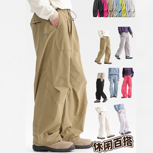 轻量机能加绒工装伞兵登山裤情侣