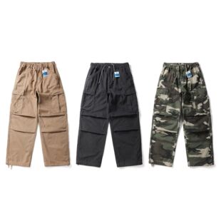 宽松男式 裤 迷彩休闲长裤 无弹男式 户外 潮牌男女同款 休闲美式 工装