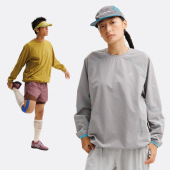 潮牌美式 打底内搭男女 户外运动轻量速干T恤拼色吸湿透气圆领长袖