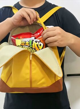 香蕉剥皮书包2026新款大容量初中