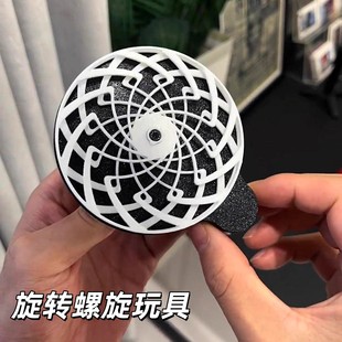 3d打印玩具幻术旋转螺旋模型创意指尖视线错觉转盘黑科技解压神器