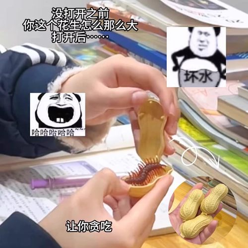 整蛊花生蜈蚣创意恶搞神器吓人